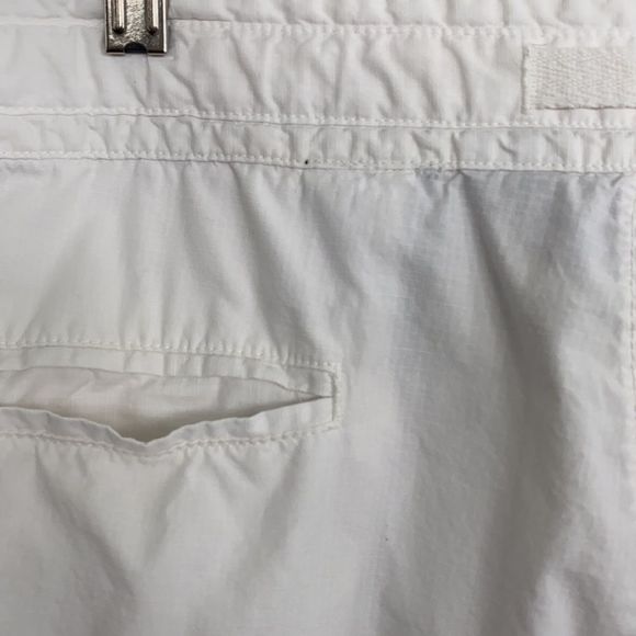 🆑️White Drawstring Cotton Capri Pant - Picture 3 of 10